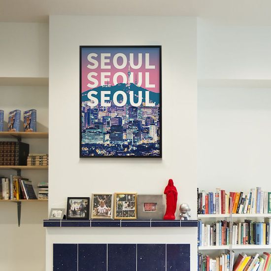 시티팝 서울 M 디자인 포스터 