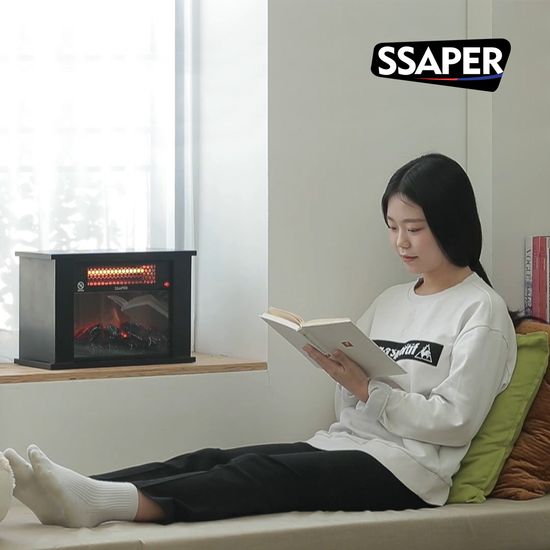 셰퍼 페트라 벽난로 히터 JSK-20048 가정용 전기 난로