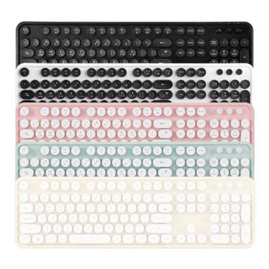 엑토 레트로 멤브레인 저소음 무선 키보드 KBD-48