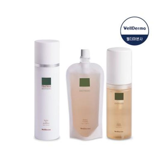 웰더마 차이슬 티트리 3종 세트 (토너+리필+에센스)