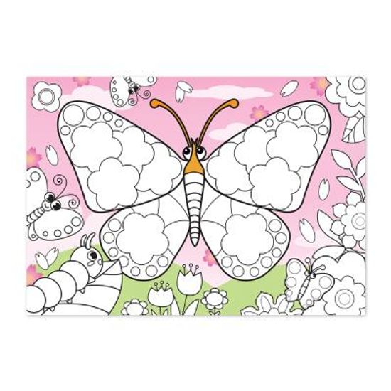 아티바바 모둠활동 칼라링 나비도안