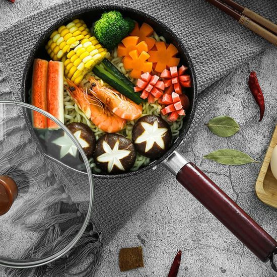 편수냄비 세라믹 코팅 2단 스텐 찜기 인덕션 N623-O