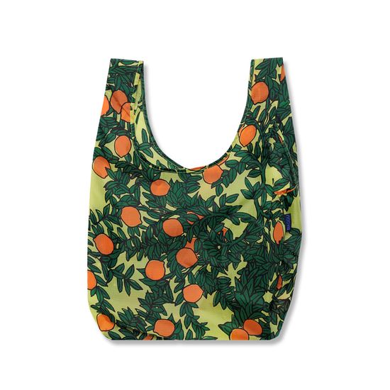 [바쿠백] 휴대용 장바구니 가방 Orange Tree Yellow