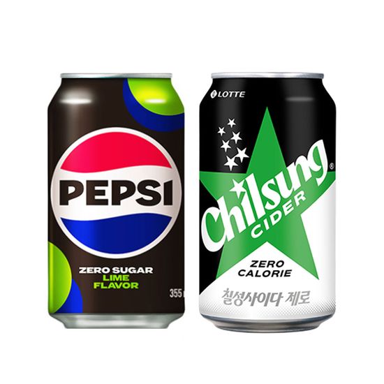 펩시제로 355ml 12캔 + 사이다제로 355ml 12캔