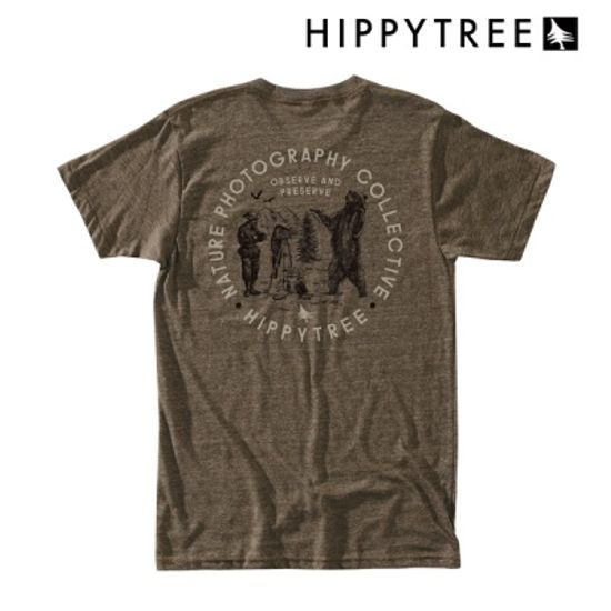 [히피트리] Viewfinder Tee - Heather Brown