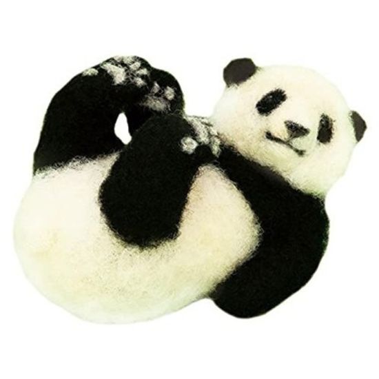 하마나카 누워있는 판다 DIY 양모펠트