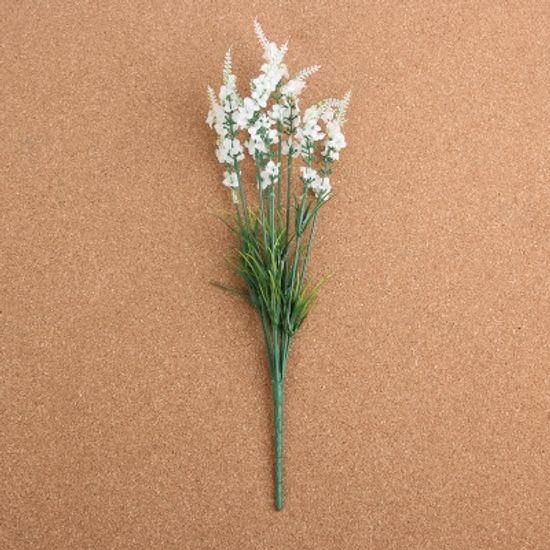 플라워가든 델피니움 조화(화이트)/조화꽃 꽃다발