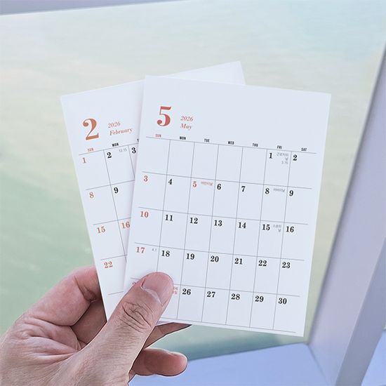 2026 스마트 스티커 달력