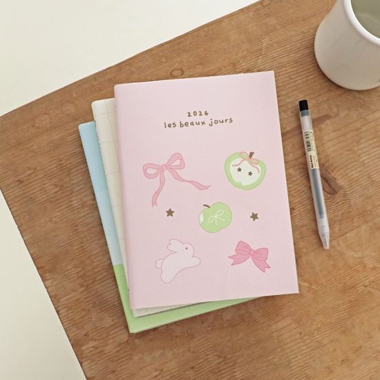 오첵 2026 날짜형 주간 레보쥬르 다이어리