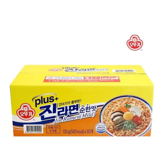 오뚜기 진라면 매운맛 순한맛 120g 30봉