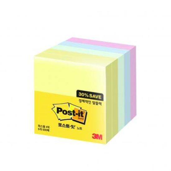포스트잇 654-5A 알뜰팩 (3M)299602