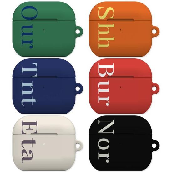 9C9C 컬러 워드 에어팟3 4세대 하드케이스