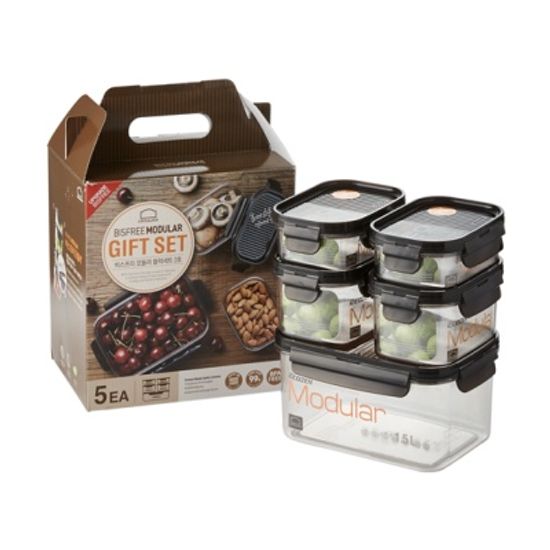 락앤락 비스프리 모듈러 기획 블록 2호 5개 세트