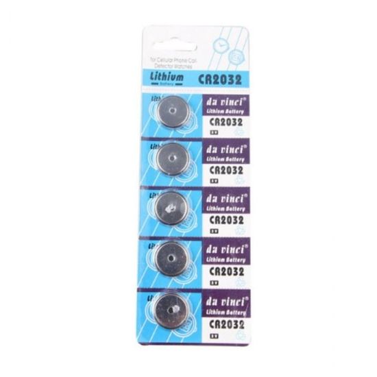T0496 버튼셀 CR2032 3V 5알 리튬 수은 동전 코인 건[