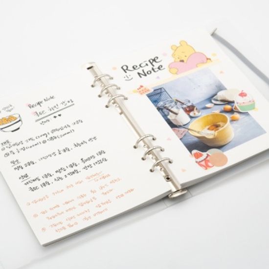 플랜커스 플레인 무지 노트 A5 20공 6공