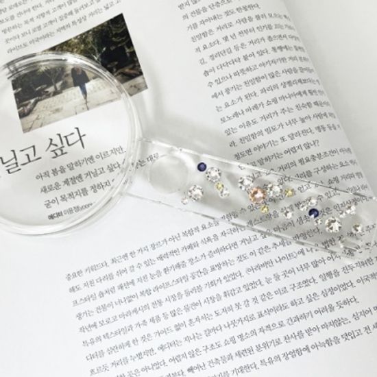 에센바흐 스와로브스키 원형투명손잡이 돋보기