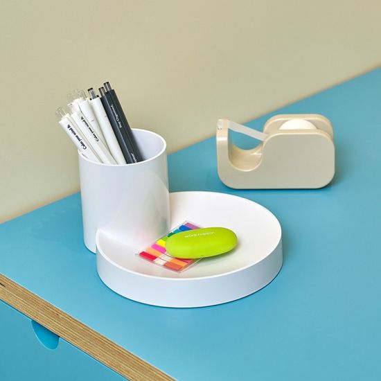 에이플럼 도트 트레이 수납 바구니 멀티 정리함