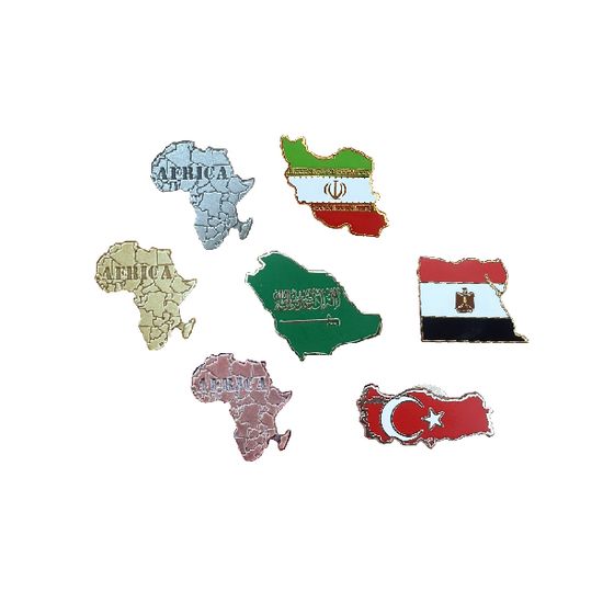 유럽 국기 지도 뱃지 컬렉션-05. 사우디아라비아