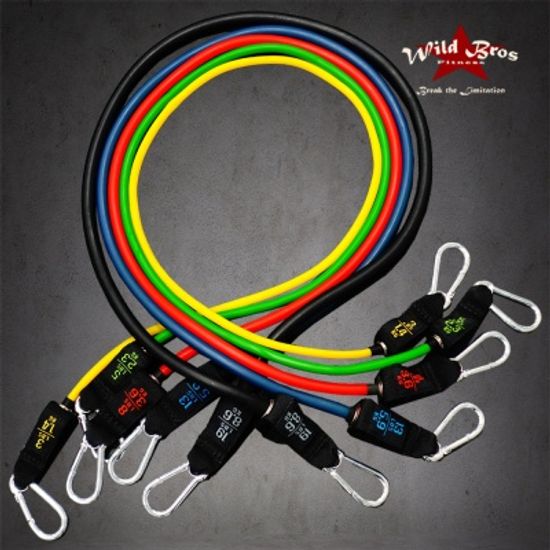 와일드브로스 홈트레이닝 튜빙밴드 풀세트
