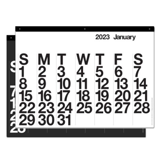 오드무드 북유럽 대형달력 딕캘린더 인테리어 큰달력