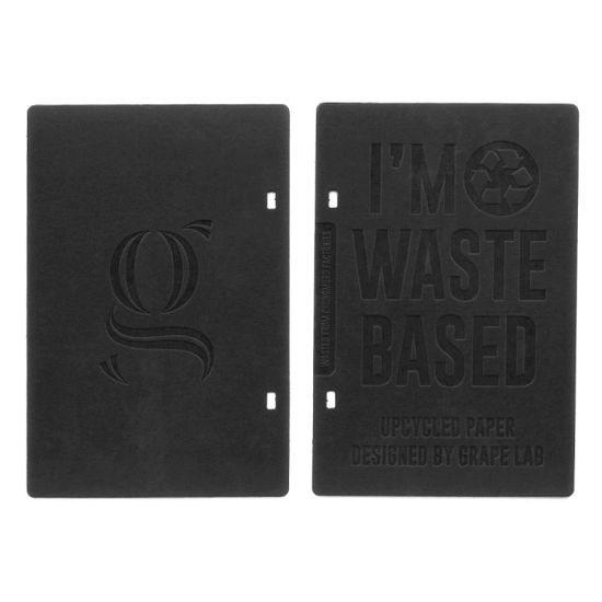 I'm Waste Based 다이어리 MINI 블랙 재생지 커버