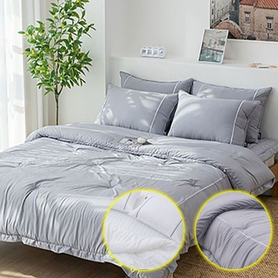 자연 M2 가드 교감 호텔 차렵이불SS 그레이(WCE936A)