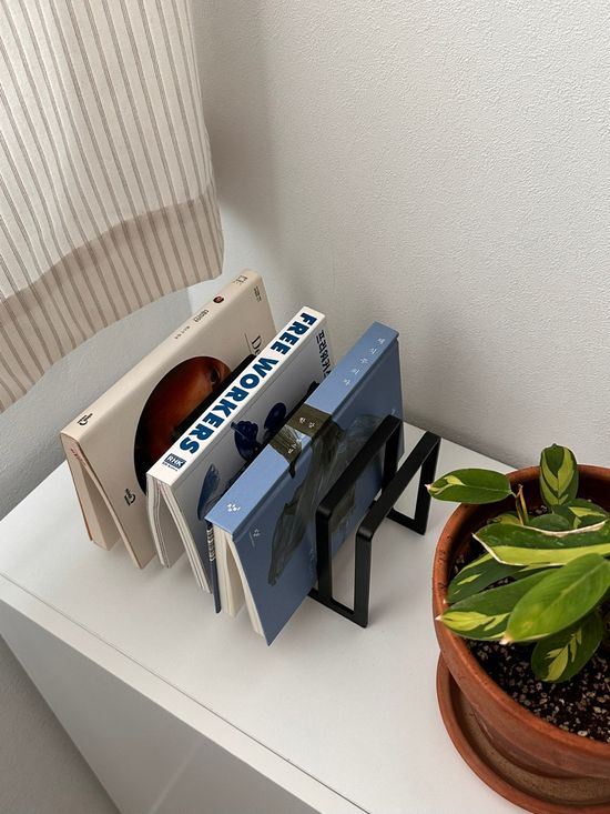 매거진랙 철제 스탠드 정리함 책꽂이 거치대