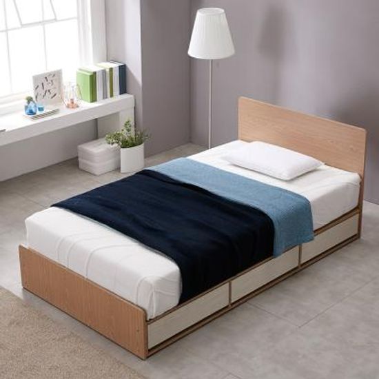 [플랜데코] 디아 3단 수납 침대 SS (매트별매)