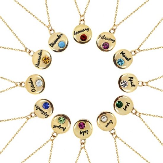 [선물포장] 조약돌 탄생석 목걸이(12종 택1)