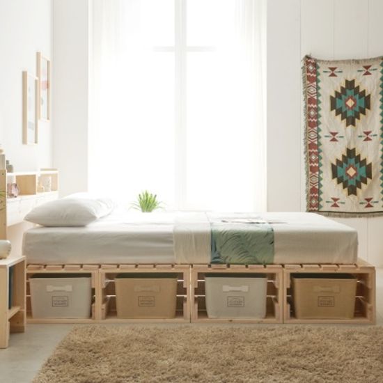 원목 수납침대 프레임 무헤드 슈퍼싱글 SS