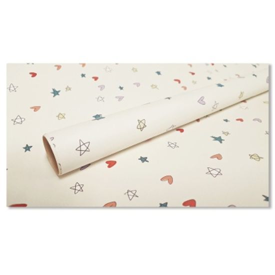 홀마크 패턴 디자인 포장지 6종-1 (10개팩)