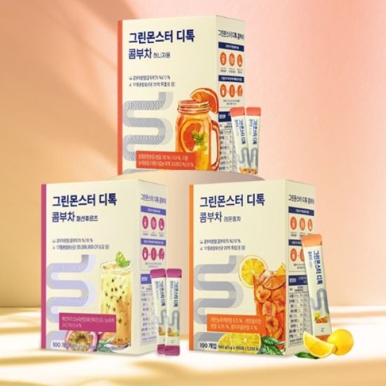 [그린몬스터] 디톡 콤부차 100포 (3종 택1)