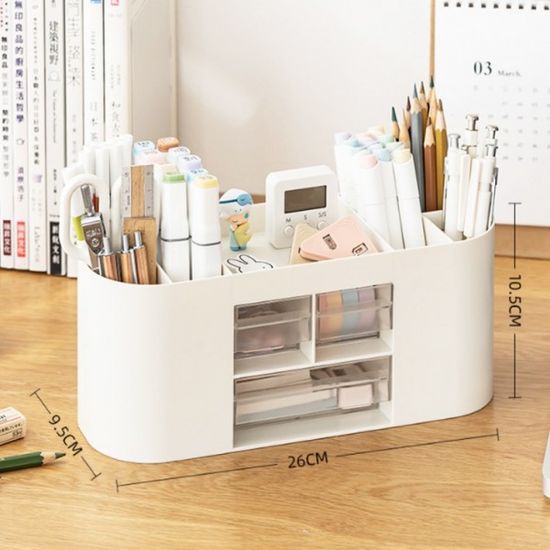 펜꽂이 서랍 색연필 볼펜 꽂이 연필통 필기구 정리함