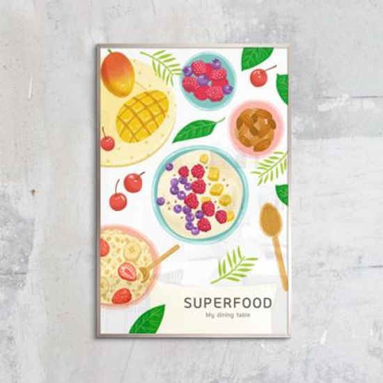 cq628-슈퍼푸드_중형메탈액자