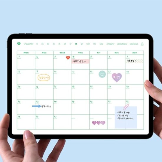 쏘슬러시-디지털 위클리 플래너