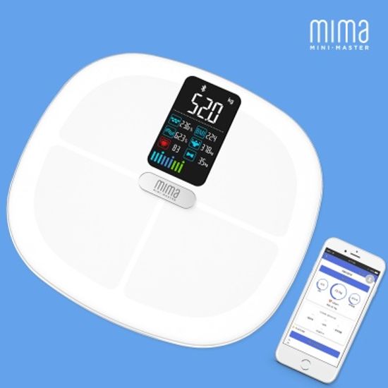 미마전자 MBS-W19B 트레이너 스마트 체지방 체중계