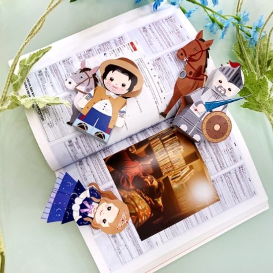 삼총사_달타냥 외 3종_동화페이퍼토이 70탄