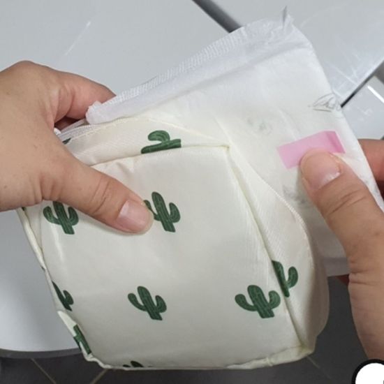 생리대파우치 물건정리 화장품파우치 선인장(WCDD28B)