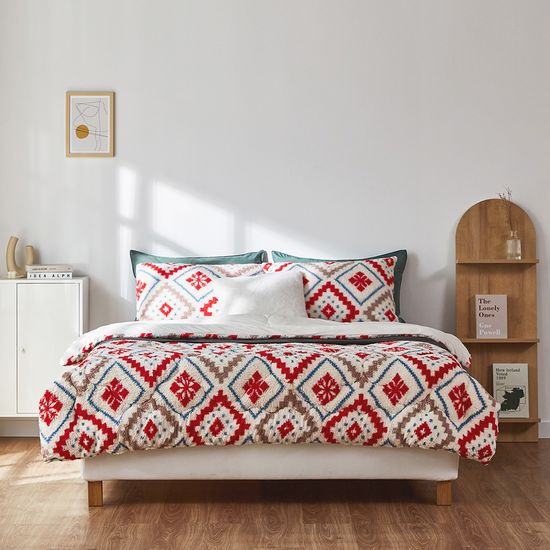 헬싱키 양털형 극세사 차렵이불베개커버 세트 SS/Q/SK