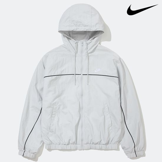 나이키 클럽 후드 재킷 바람막이 HJ2013 포톤더스트 