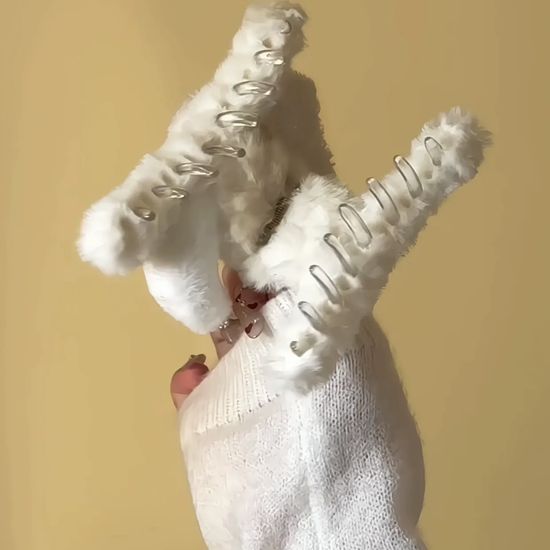 강아지 인형 집게핀 머리집게 헤어클립 헤어집게핀