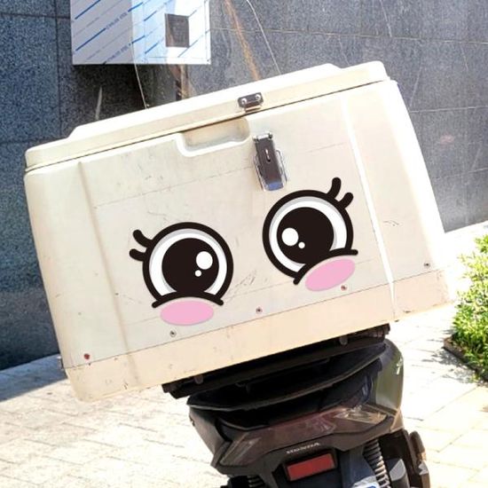 왕눈이스티커 화물차 트럭 졸음방지 안전스티커 A005