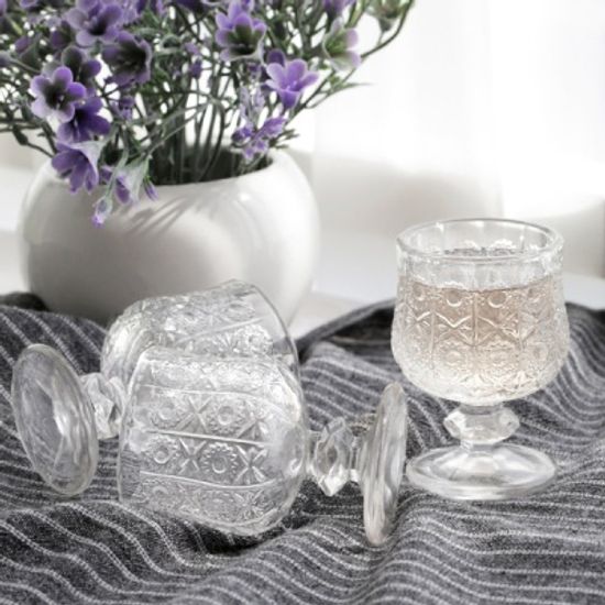 [1+1] 빈티지 레트로 글라스 소주잔 50ml