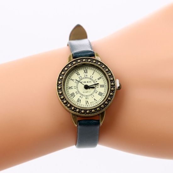 로망스 여성 손목시계/ 아날로그 가죽시계