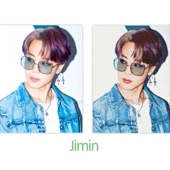 BTS 방탄소년단 DIY 큐빅 보석십자수 40x50 V4 7종