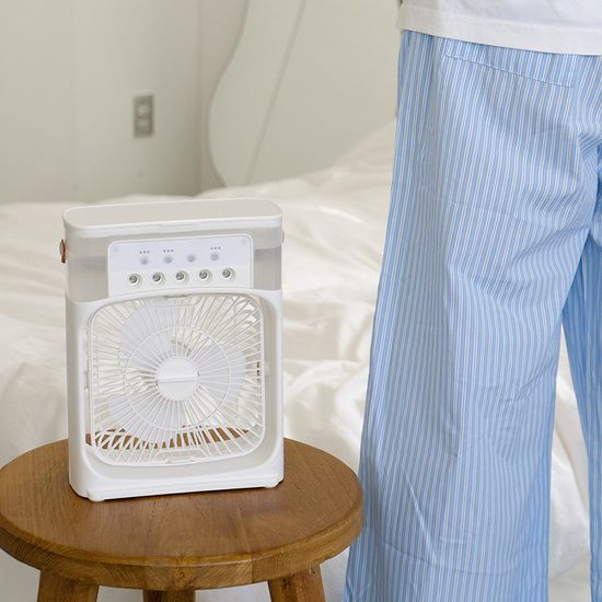 [최저가도전!] -5도 냉각수 이동식 에어컨 미니선풍기