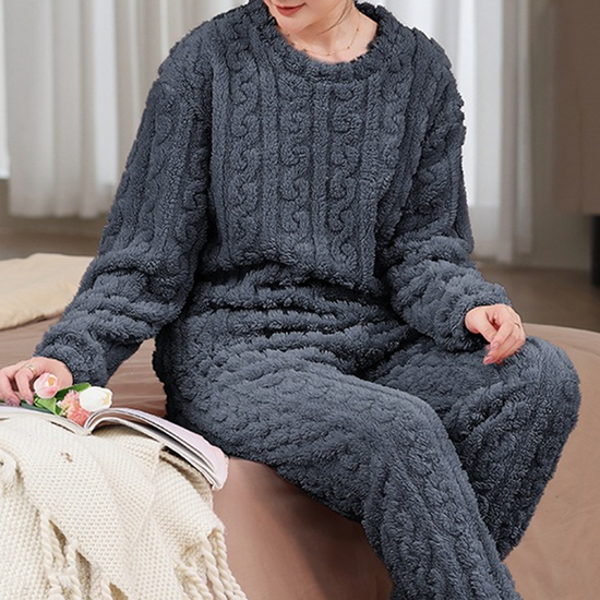 [르보에x핫트랙스] 허그 극세사 수면잠옷+양말 세트