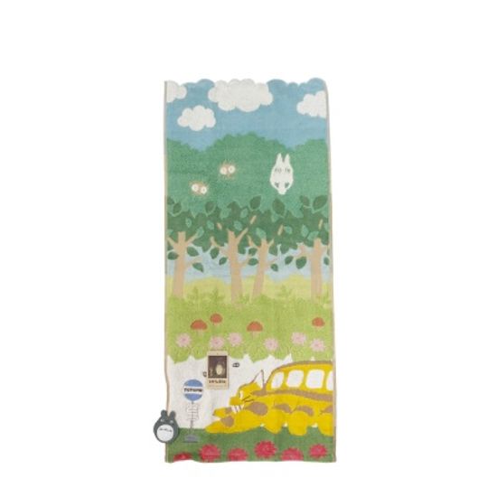 토토로와 고양이 버스 목욕 타월