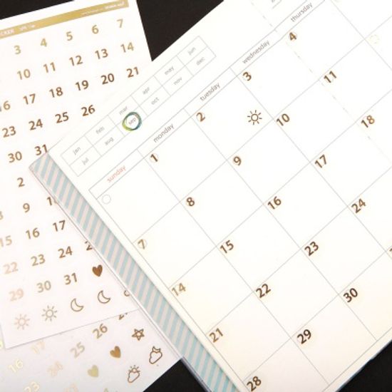 [기성]다꾸스티커_먼슬리