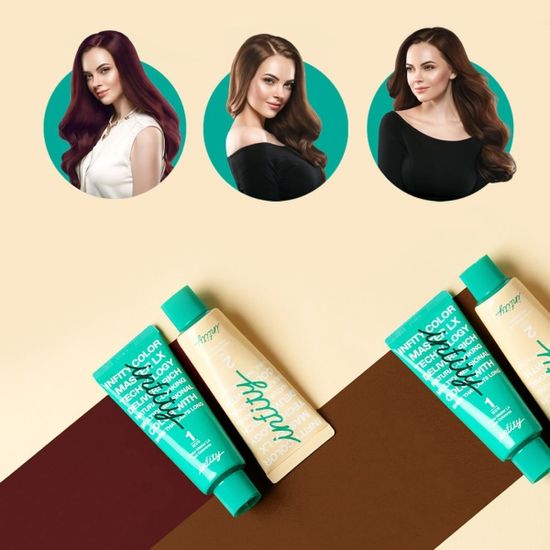 인피티 컬러 마스터 염색 새치커버 순한 염색약12세트